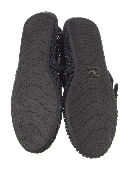 Alaïa Leather Trim Embellishment Mary Jane Flats