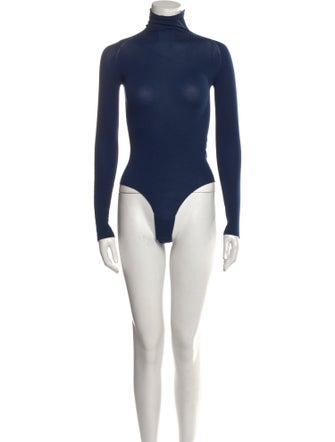 Alaïa Turtleneck Long Sleeve Bodysuit