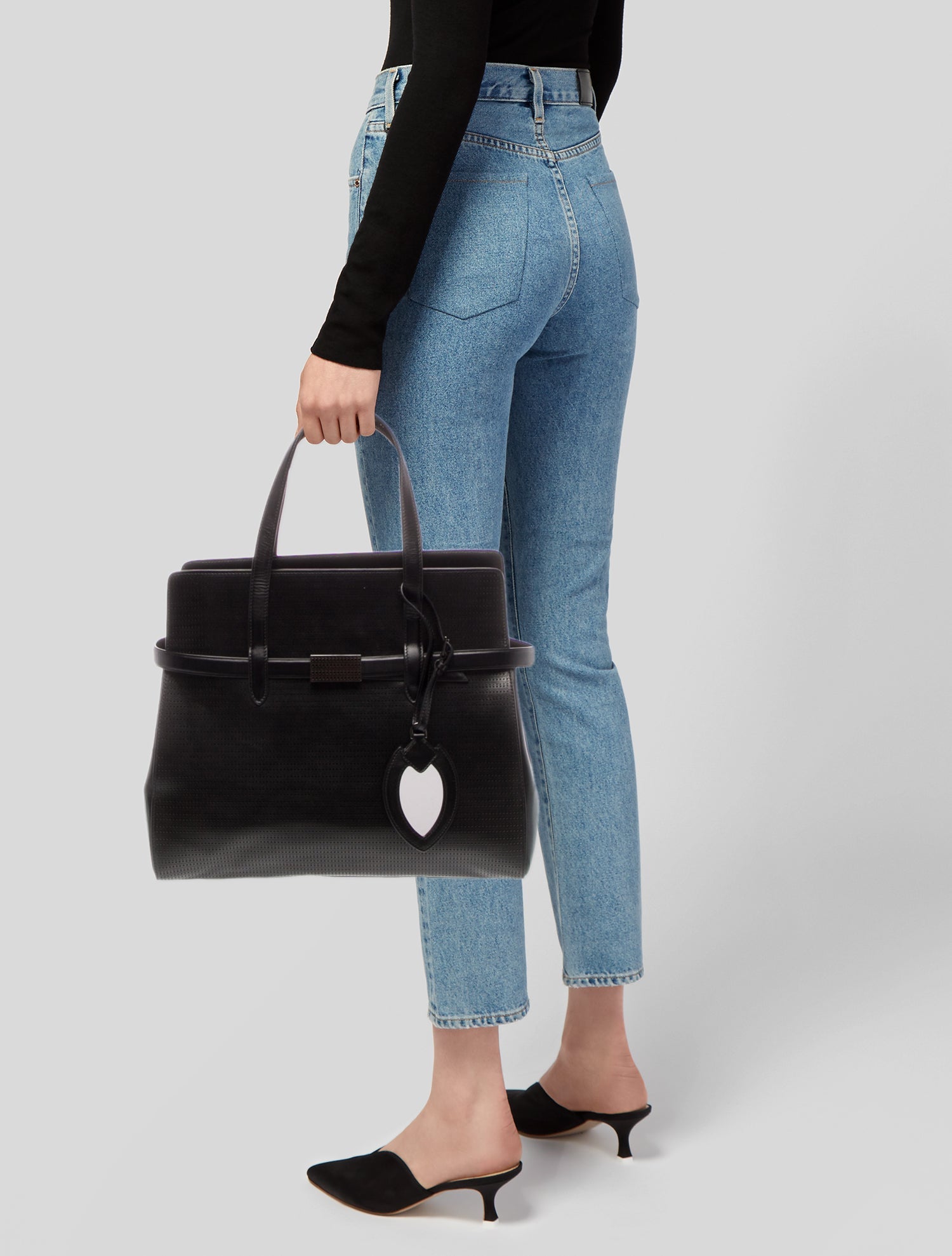 Alaïa Leather Top Handle Bag