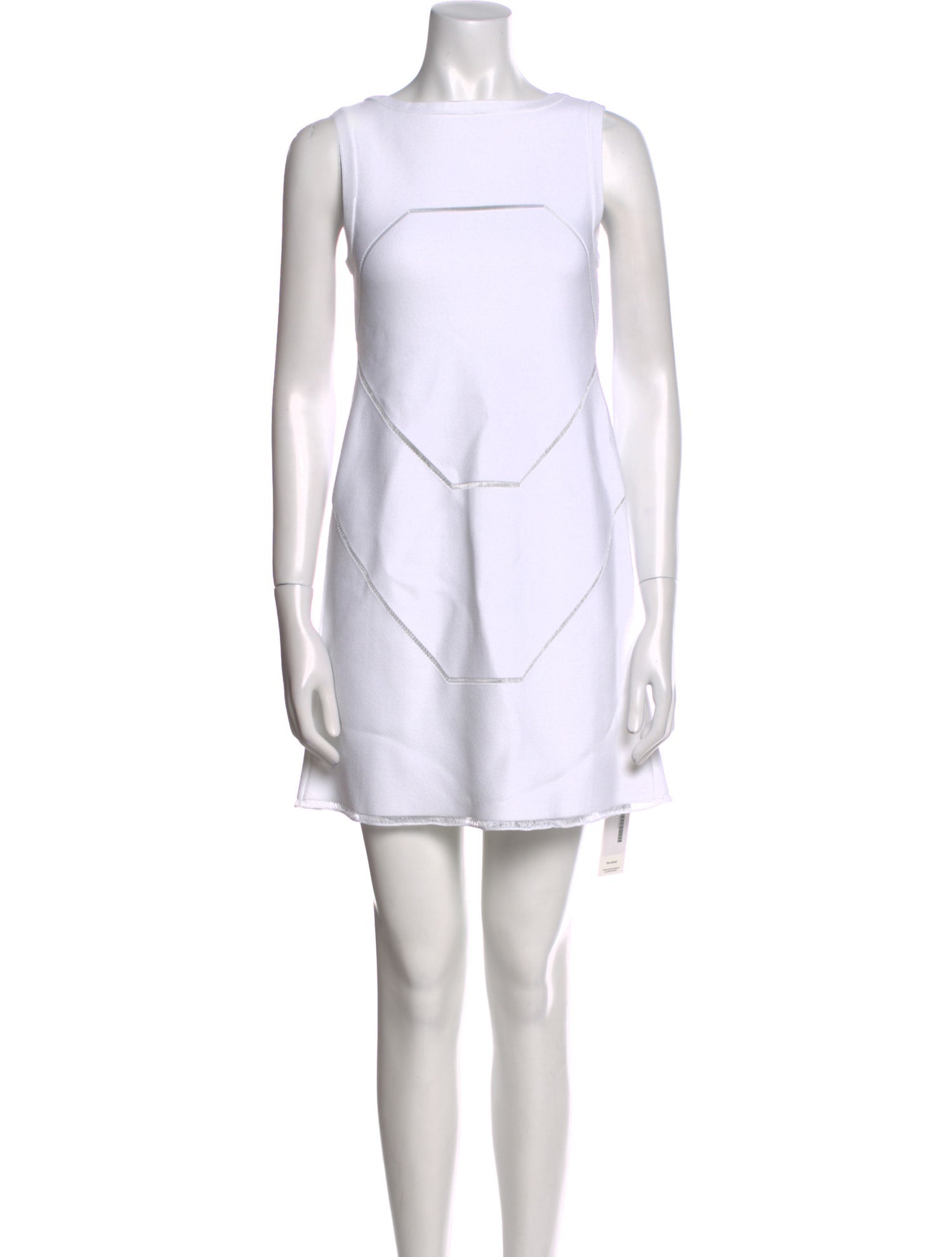 Alaïa Bateau Neckline Mini Dress