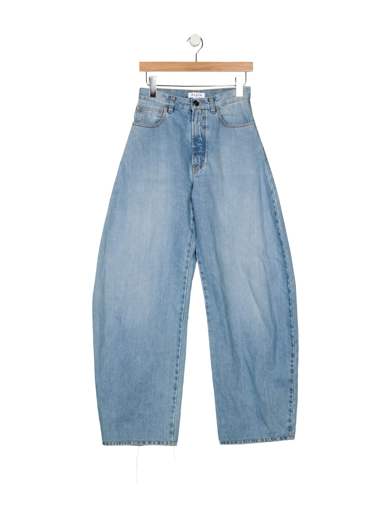 Alaïa High-Rise Wide Leg Jeans