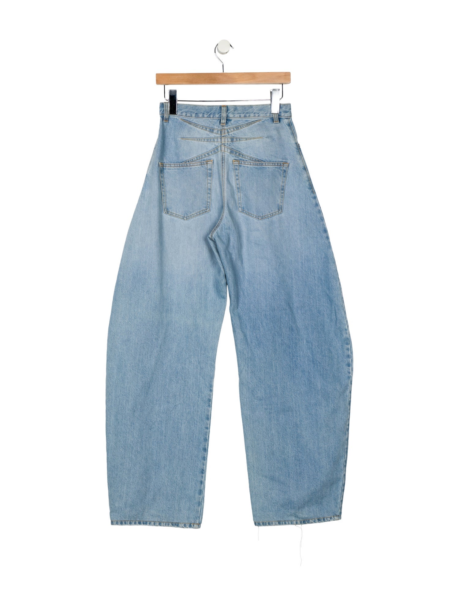 Alaïa High-Rise Wide Leg Jeans
