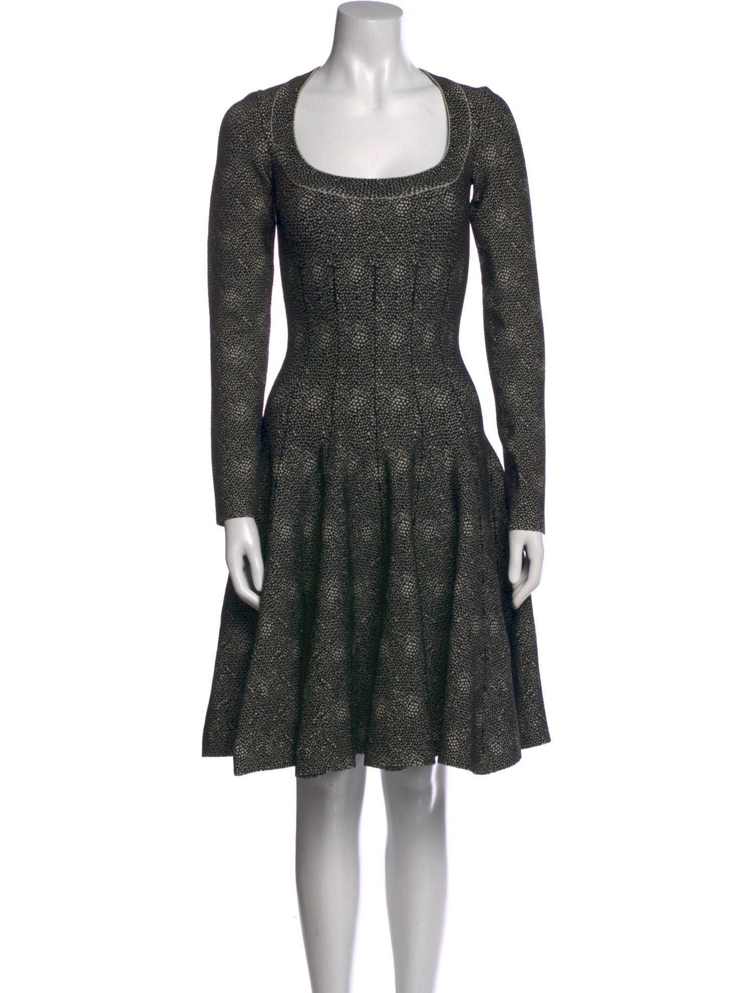 Alaïa Virgin Wool Knee-Length Dress