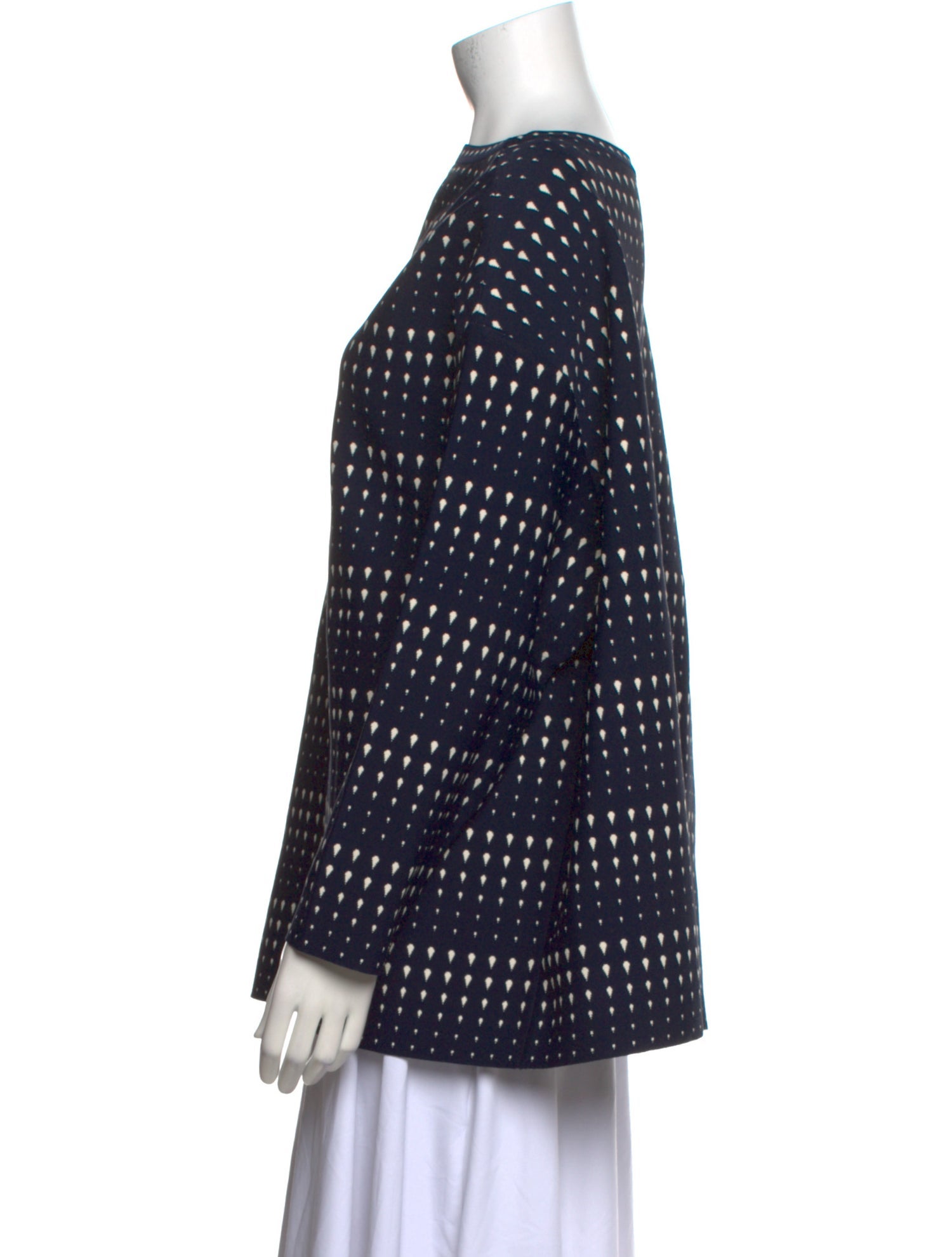 Alaïa Printed Bateau Neckline Tunic