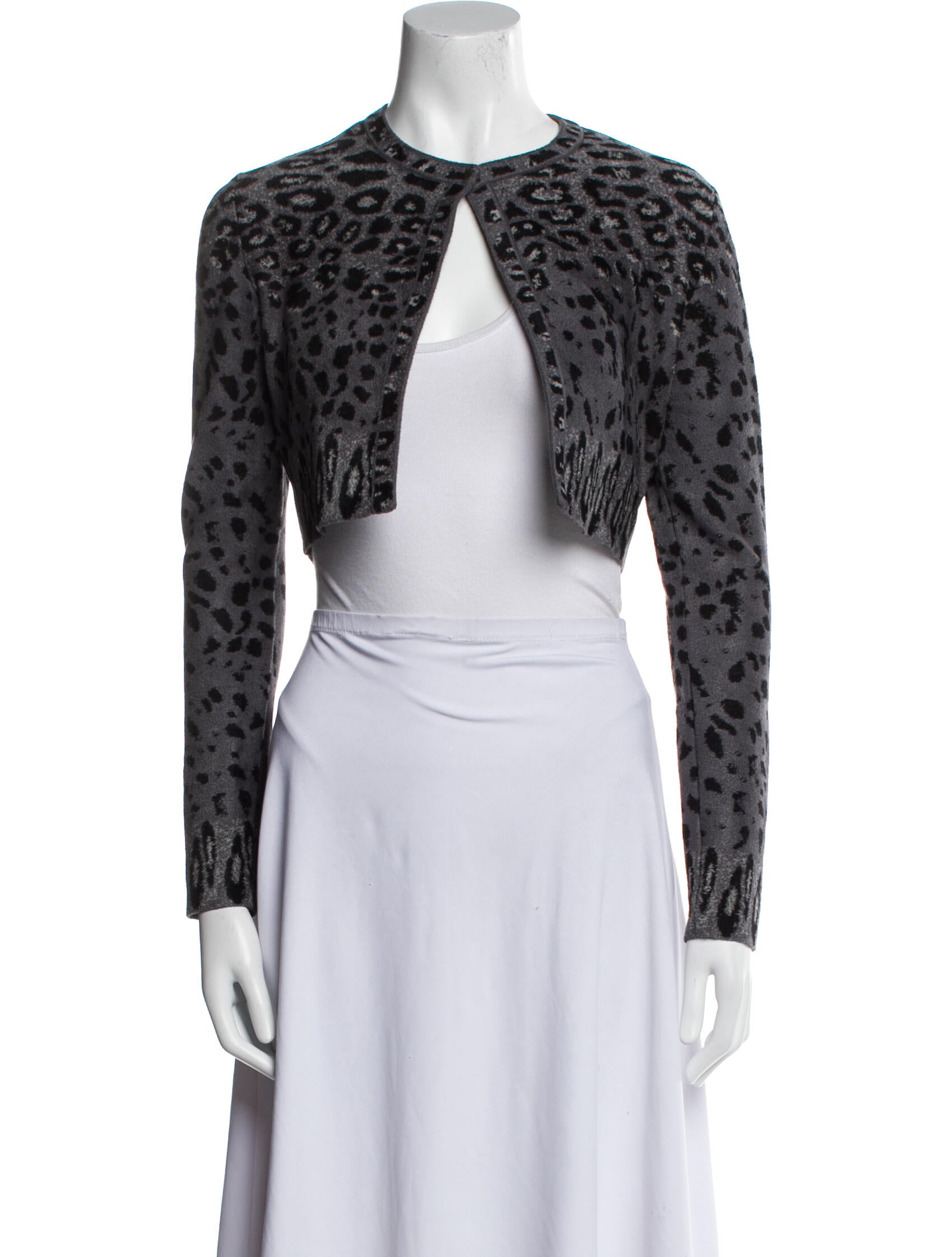 Alaïa Animal Print Bolero
