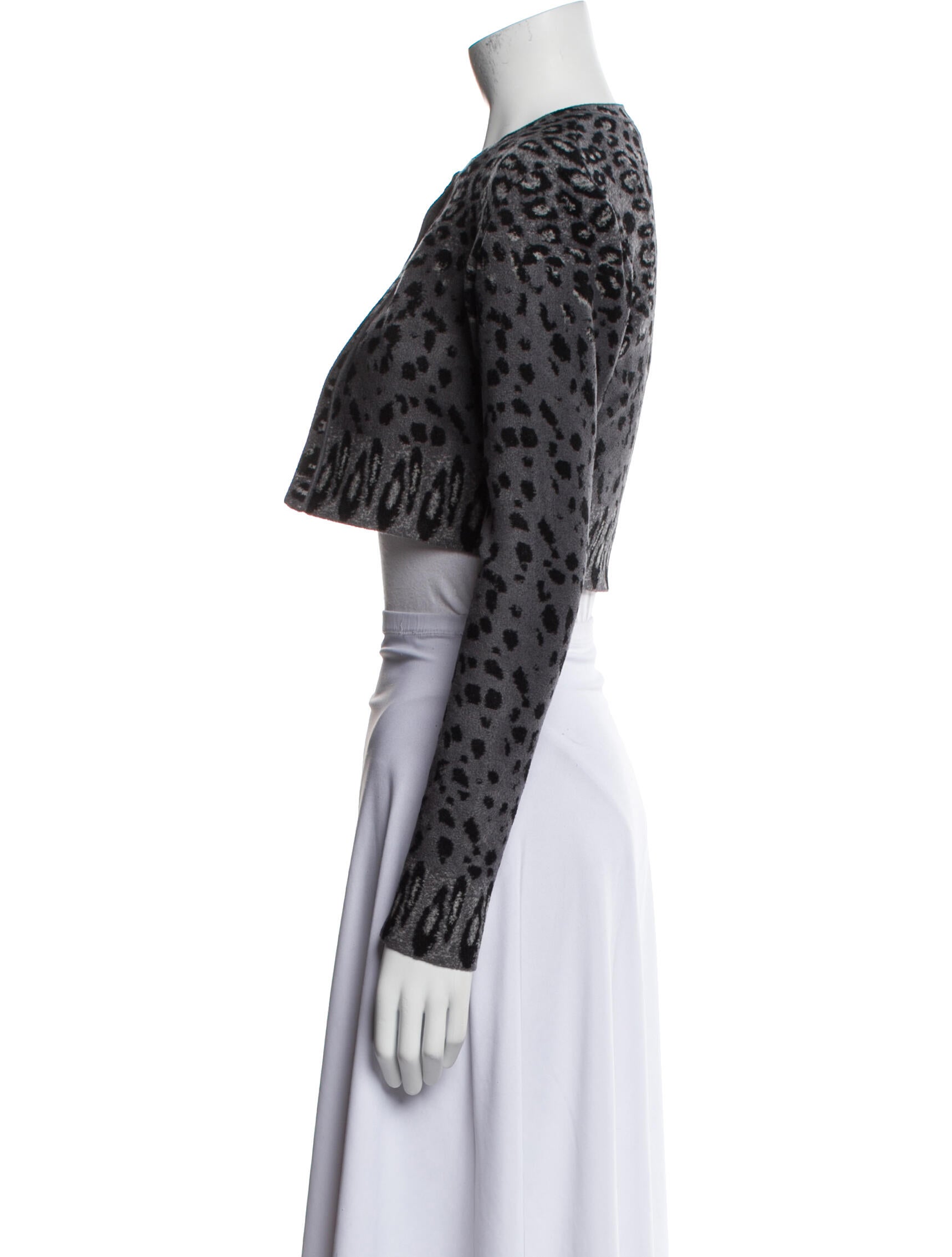 Alaïa Animal Print Bolero