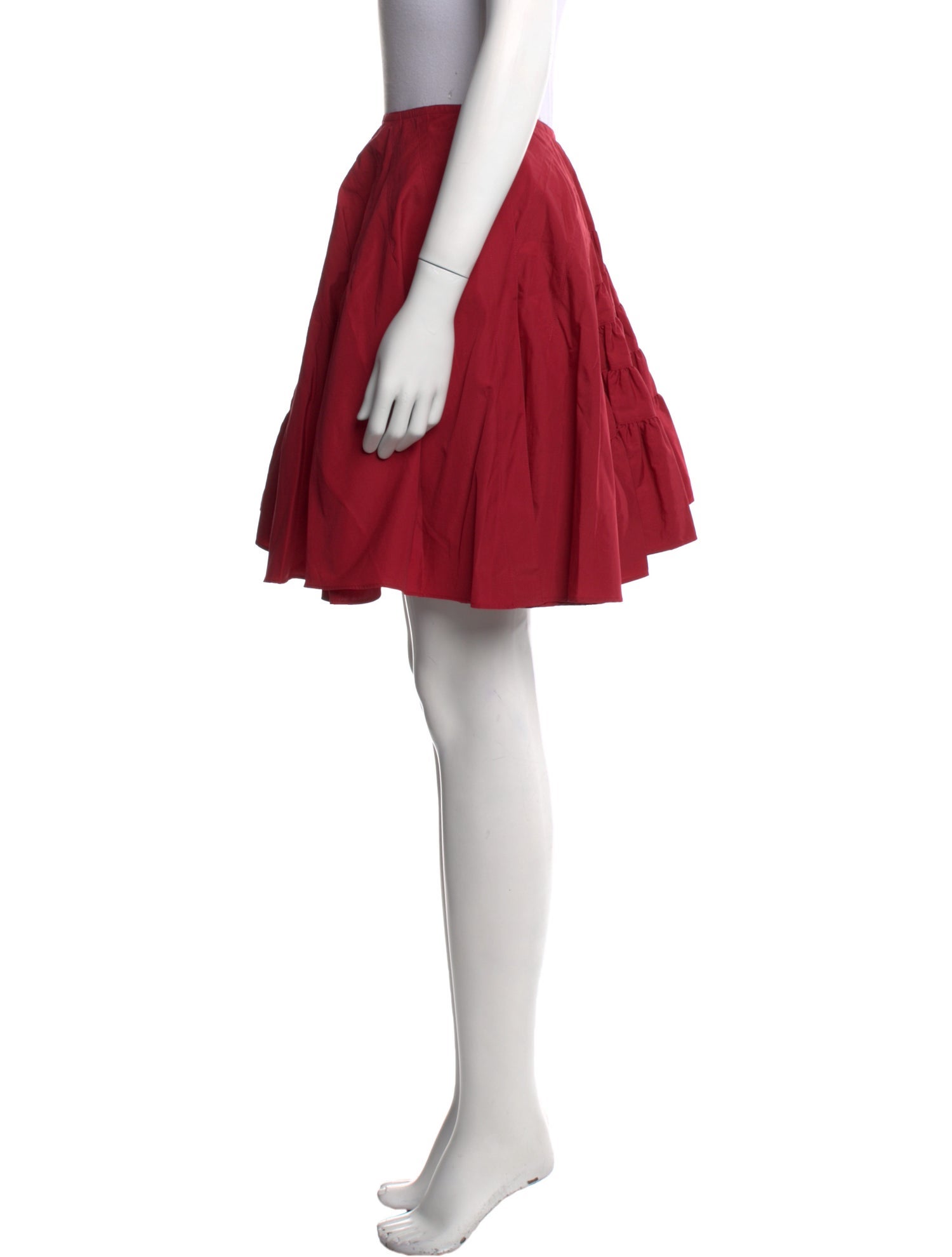 Alaïa Pleated Accents Mini Skirt w/ Tags