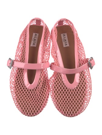 Alaïa Leather Mary Jane Flats