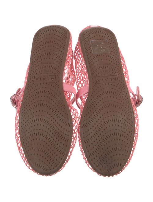 Alaïa Leather Mary Jane Flats