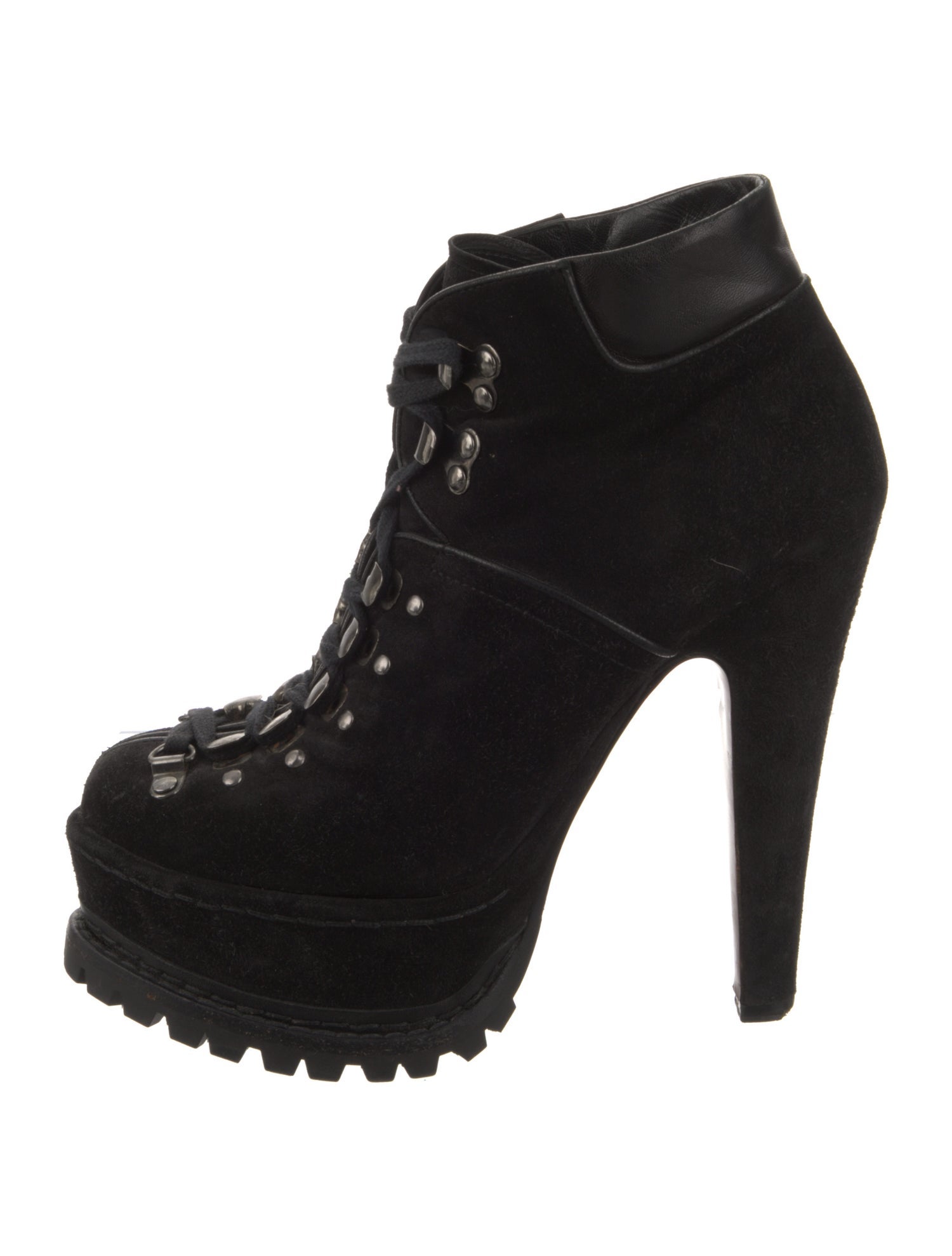 Alaïa Suede Combat Boots