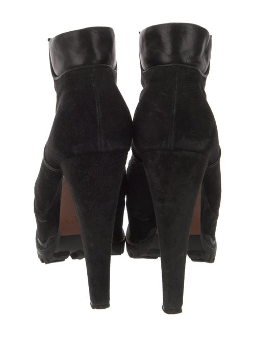 Alaïa Suede Combat Boots