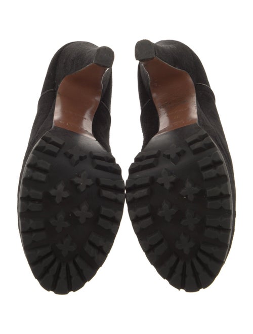 Alaïa Suede Combat Boots