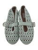 Alaïa Leather Patterned Mary Jane Flats