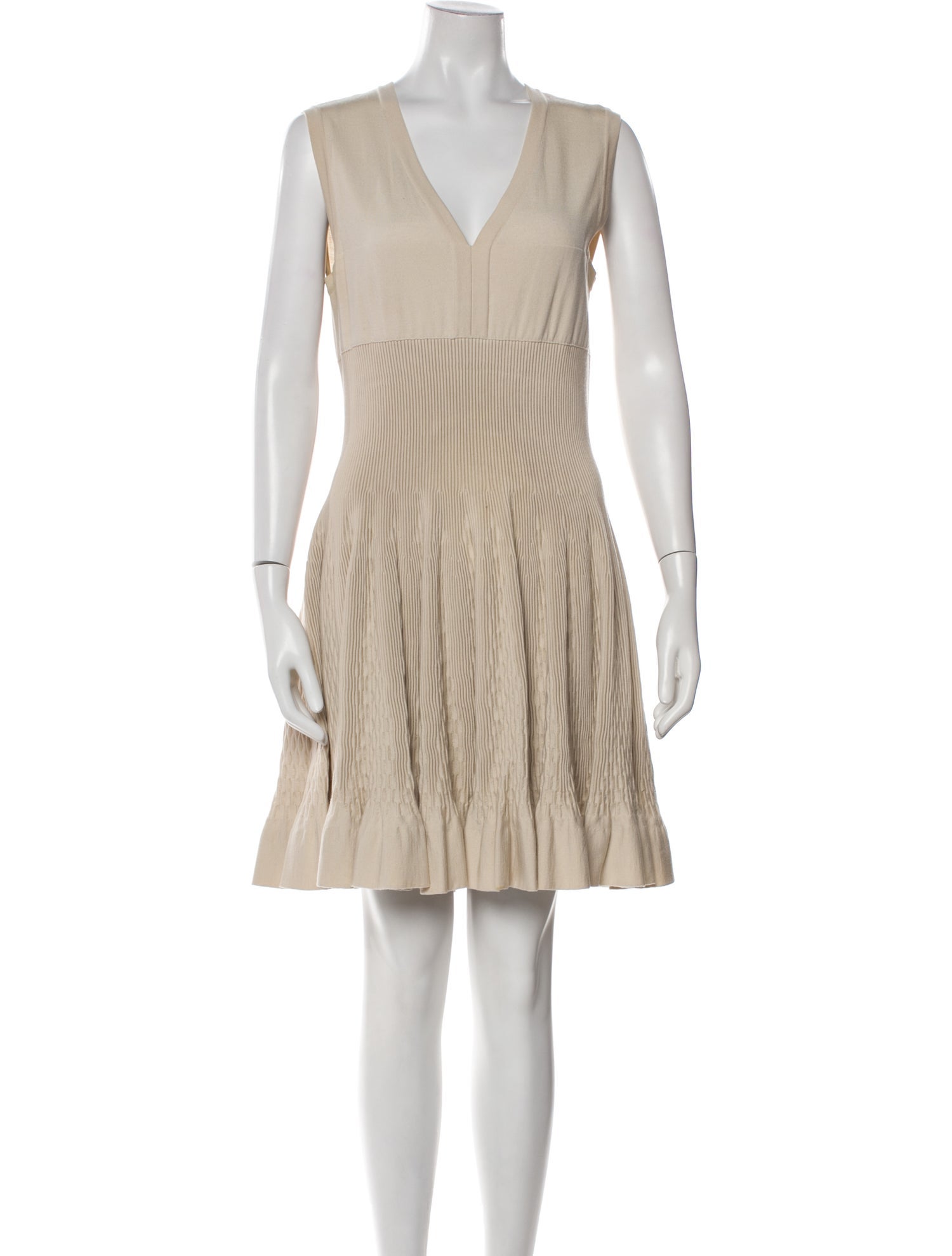 Alaïa Virgin Wool Knee-Length Dress
