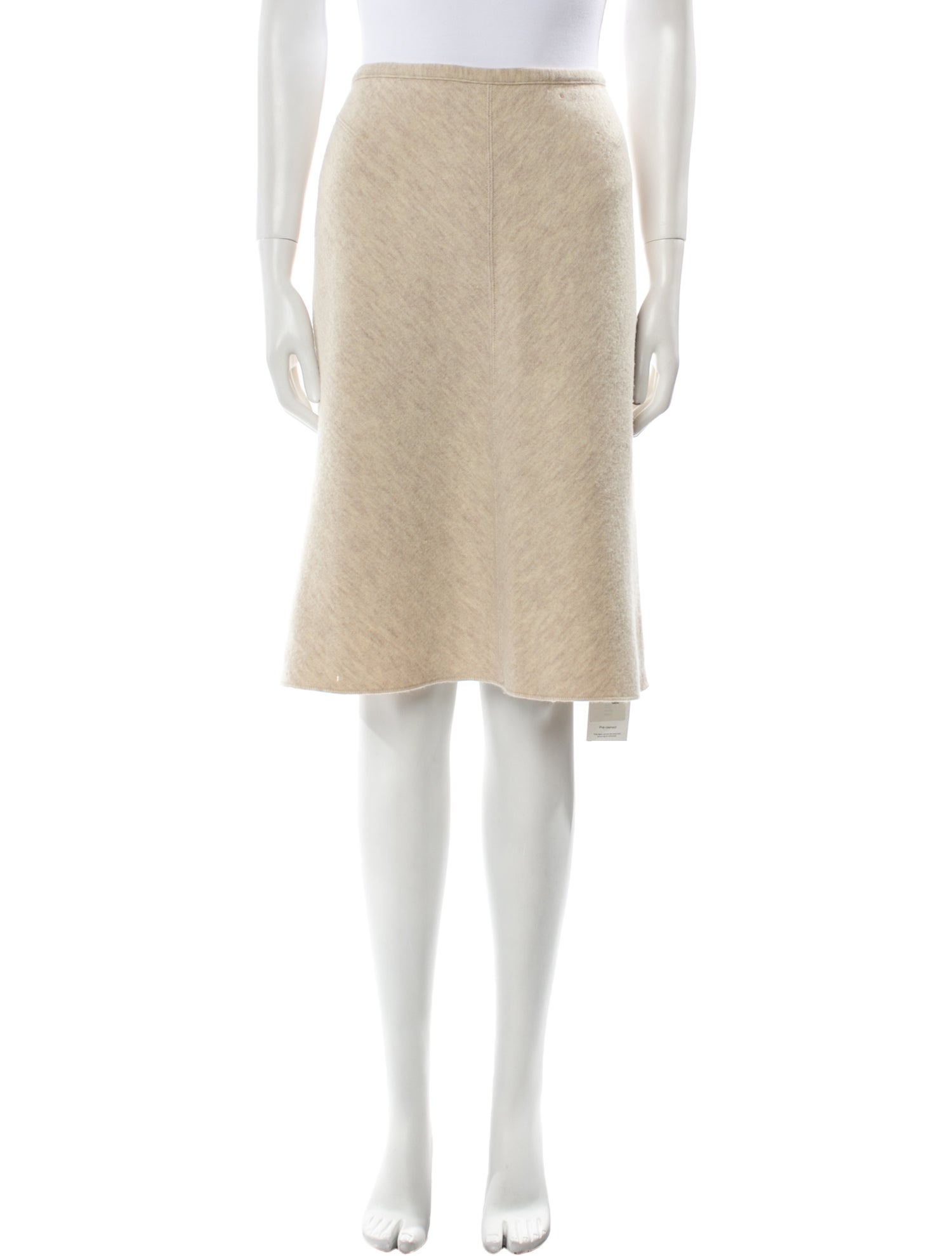 Alaïa Virgin Wool Knee-Length Skirt