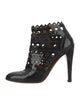 Alaïa Patent Leather Lasercut Accents Boots