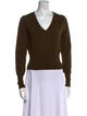 Alaïa Virgin Wool V-Neck Sweater