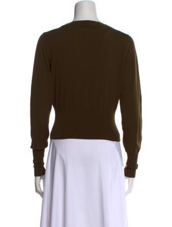 Alaïa Virgin Wool V-Neck Sweater