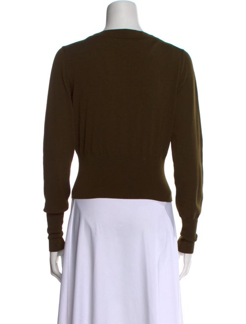 Alaïa Virgin Wool V-Neck Sweater