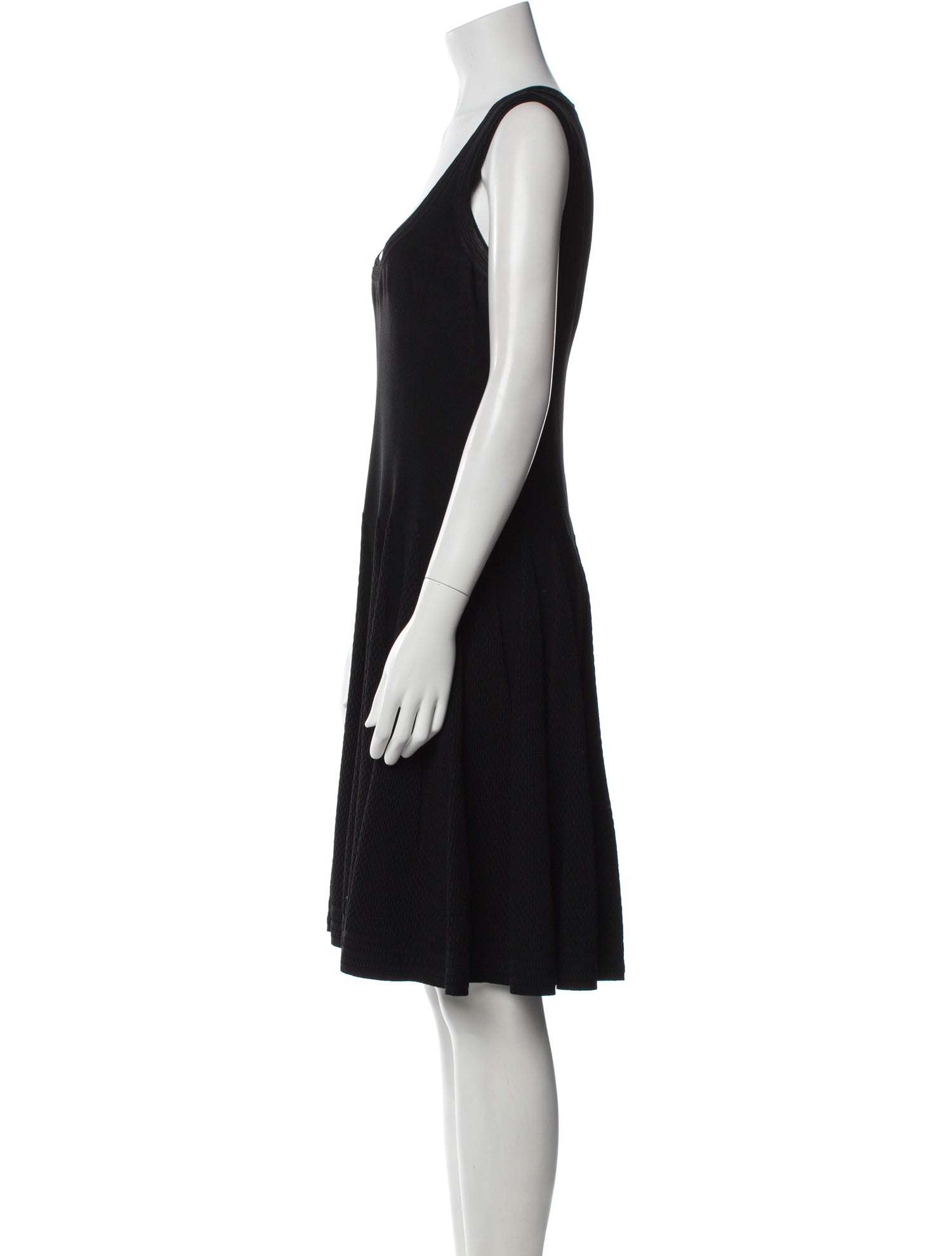 Alaïa Scoop Neck Knee-Length Dress