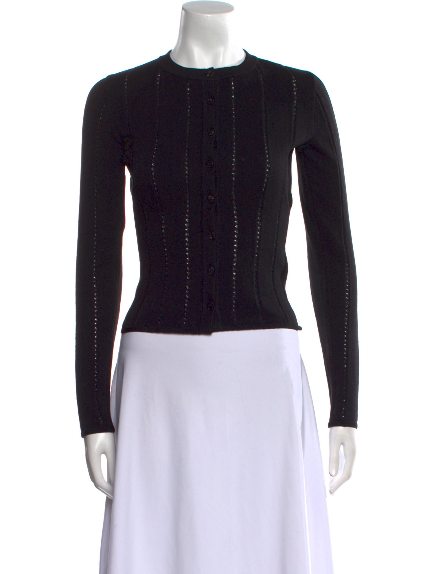 Alaïa Wool Crew Neck Sweater