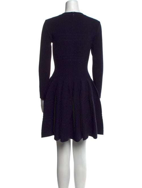 Alaïa Crew Neck Mini Dress