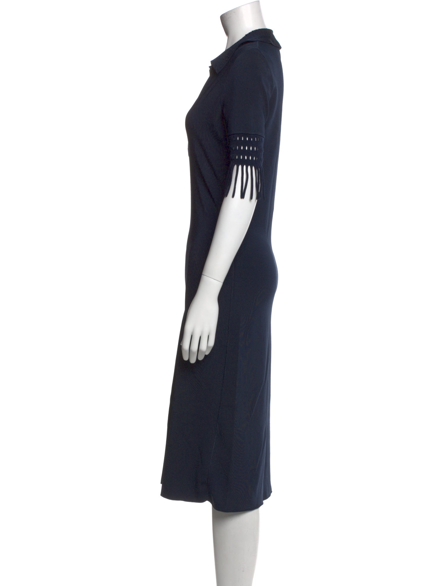Alaïa V-Neck Midi Length Dress w/ Tags