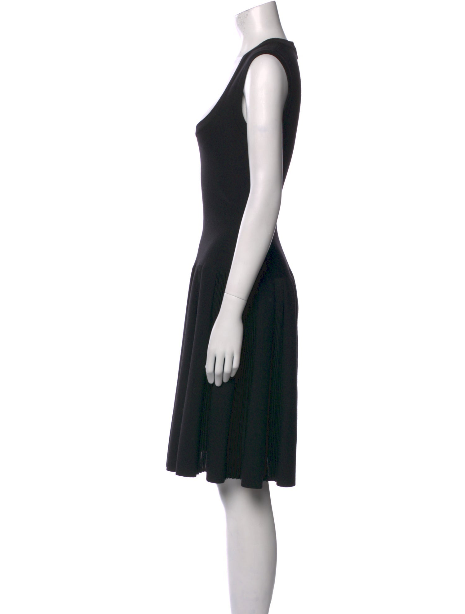 Alaïa Square Neckline Knee-Length Dress