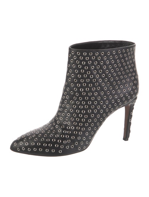 Alaïa Leather Studded Accents Boots