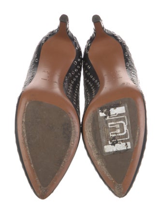 Alaïa Leather Studded Accents Boots