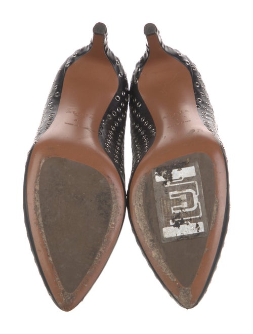 Alaïa Leather Studded Accents Boots