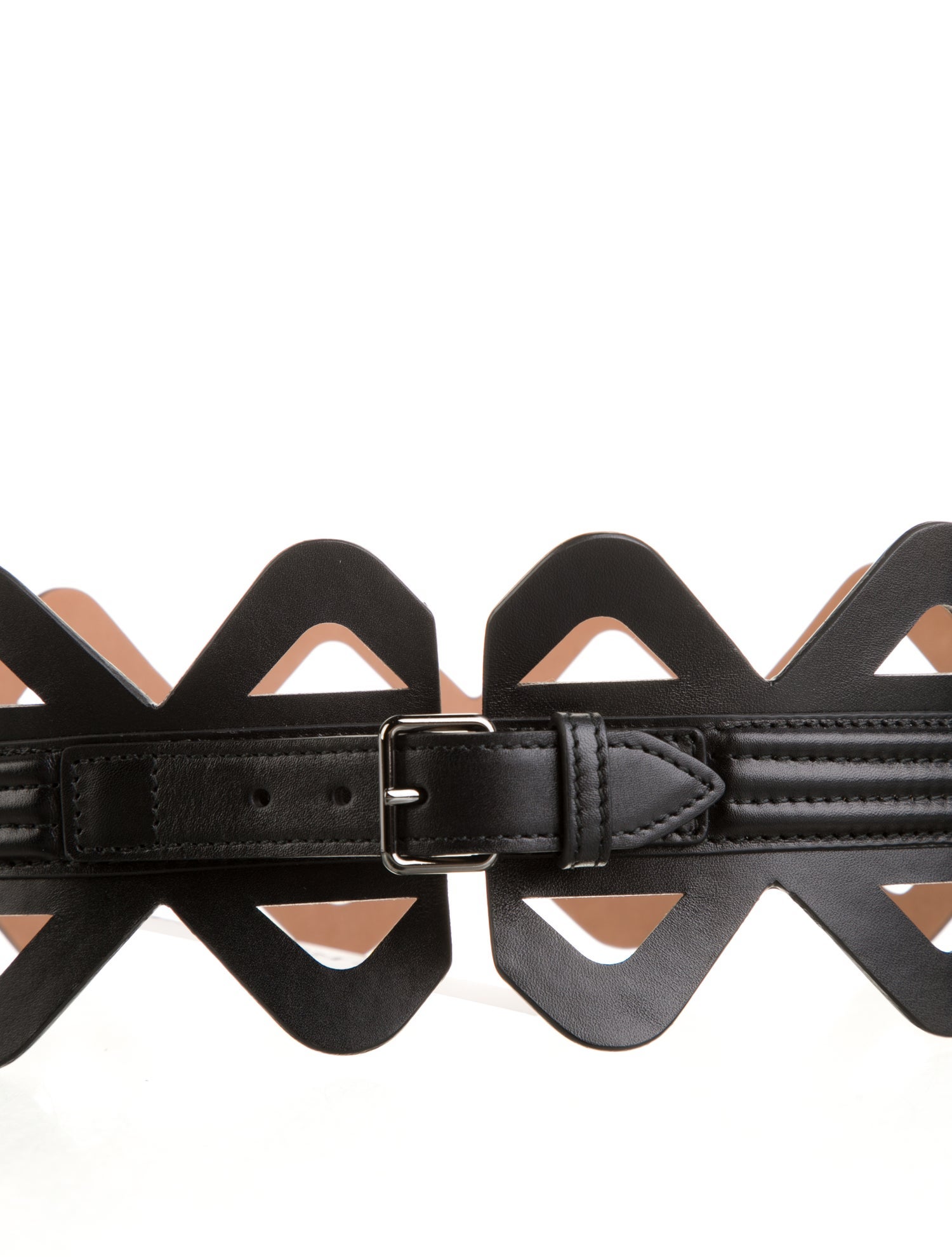 Alaïa Wide Leather Waist Belt