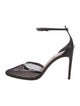 Alaïa Mesh Leather Trim Embellishment D'Orsay Pumps