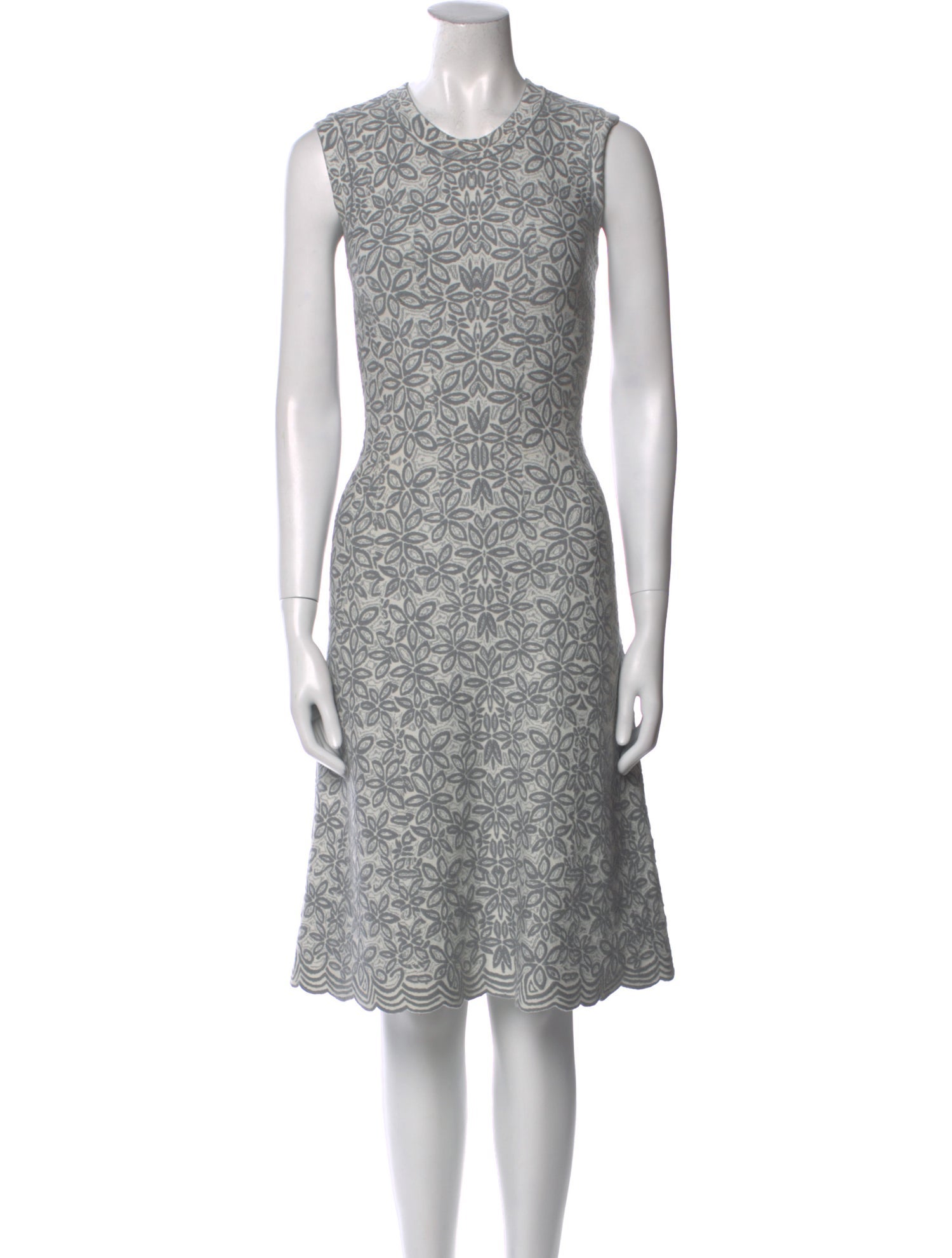 Alaïa Lace Pattern Knee-Length Dress