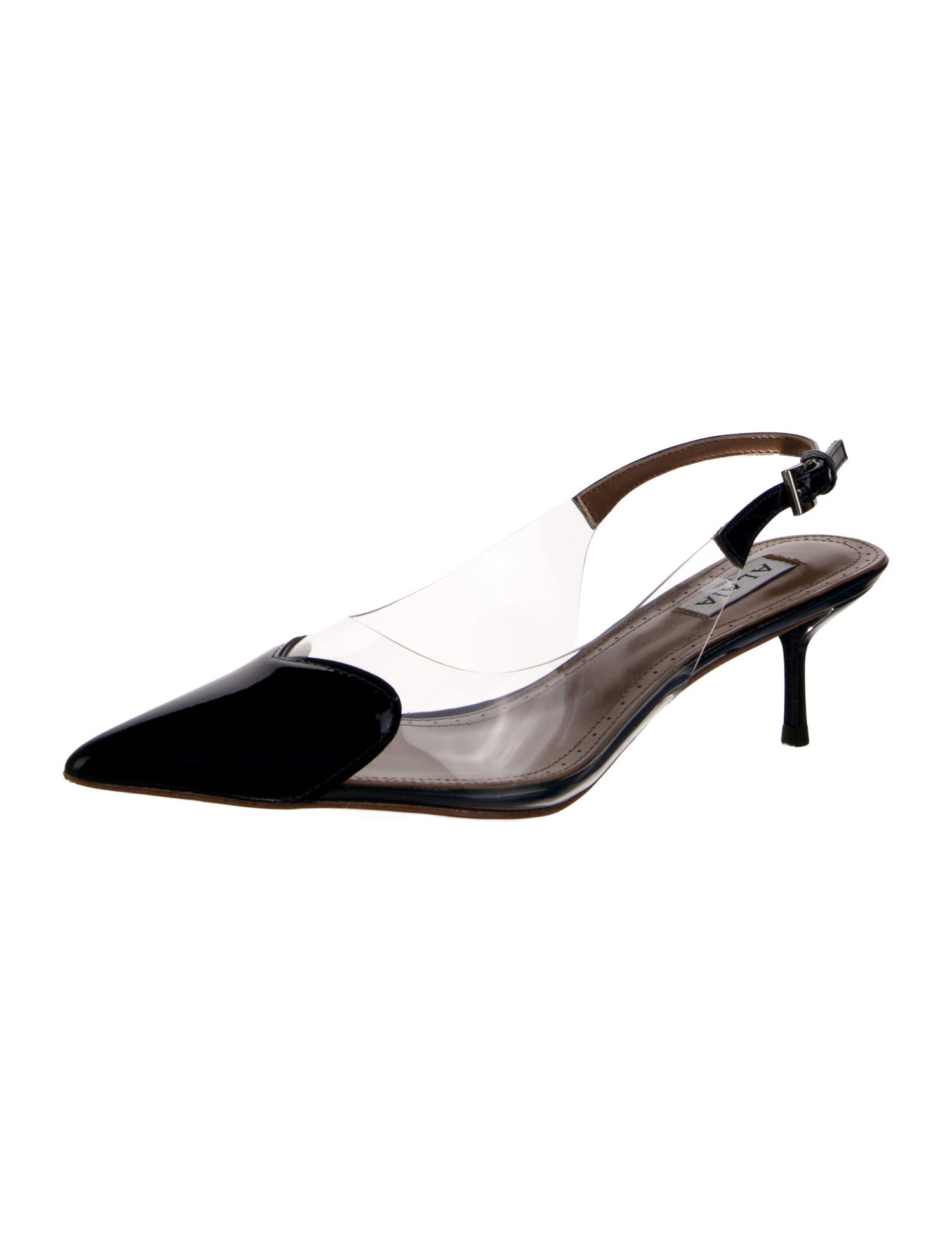 Alaïa Patent Leather Slingback Pumps