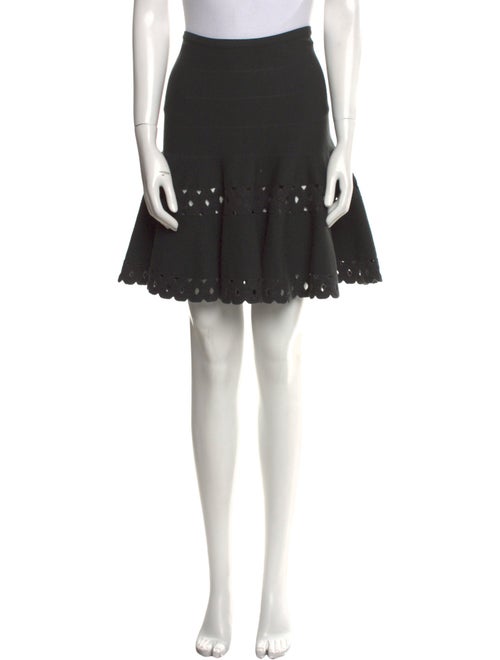 Alaïa Virgin Wool Knee-Length Skirt