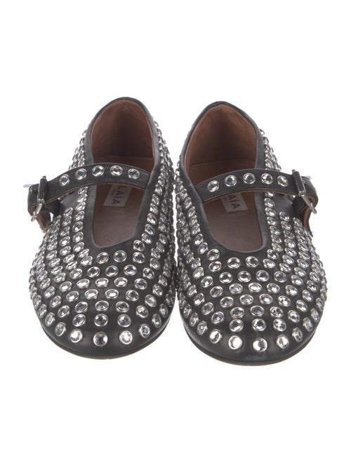 Alaïa Mary Jane Leather Flats