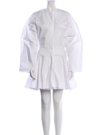 Alaïa Crew Neck Mini Dress