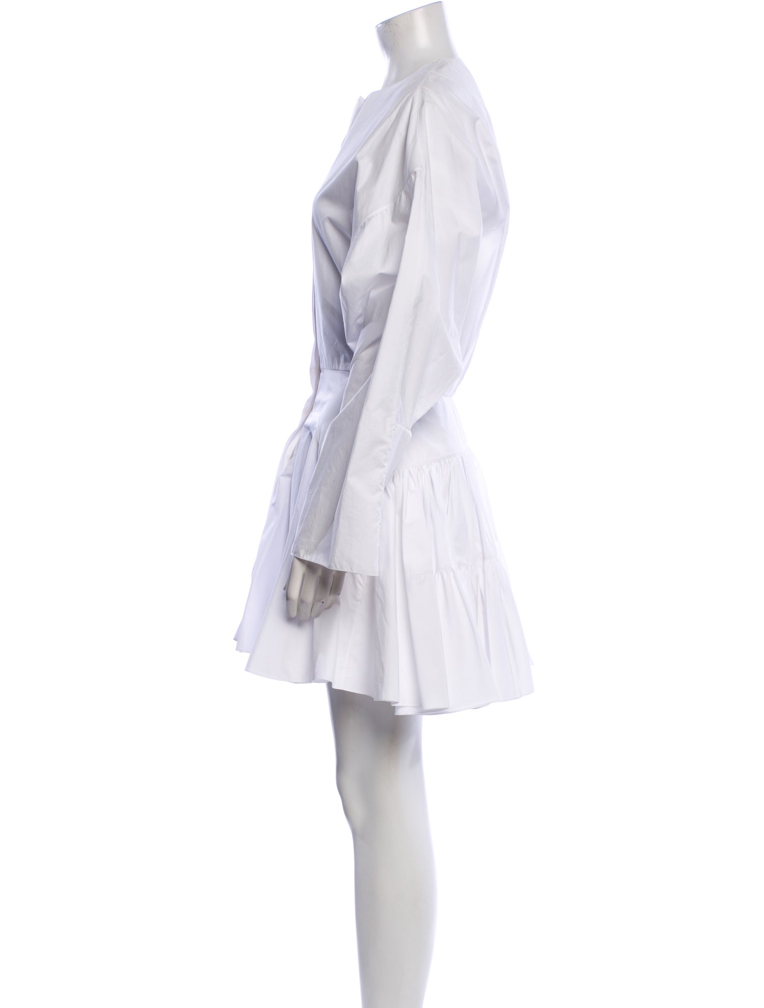 Alaïa Crew Neck Mini Dress