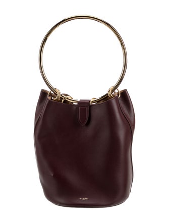 Alaïa Leather Ring Bucket Large