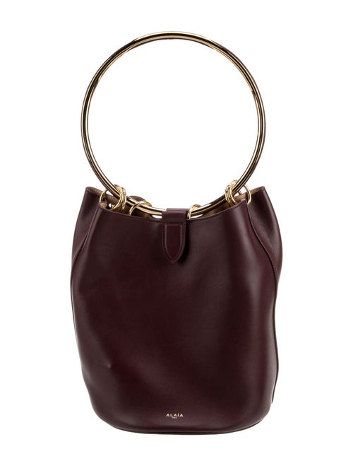 Alaïa Leather Ring Bucket Large