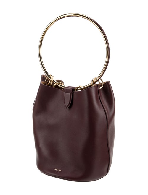 Alaïa Leather Ring Bucket Large