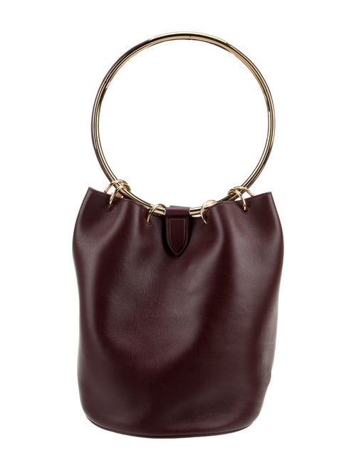 Alaïa Leather Ring Bucket Large