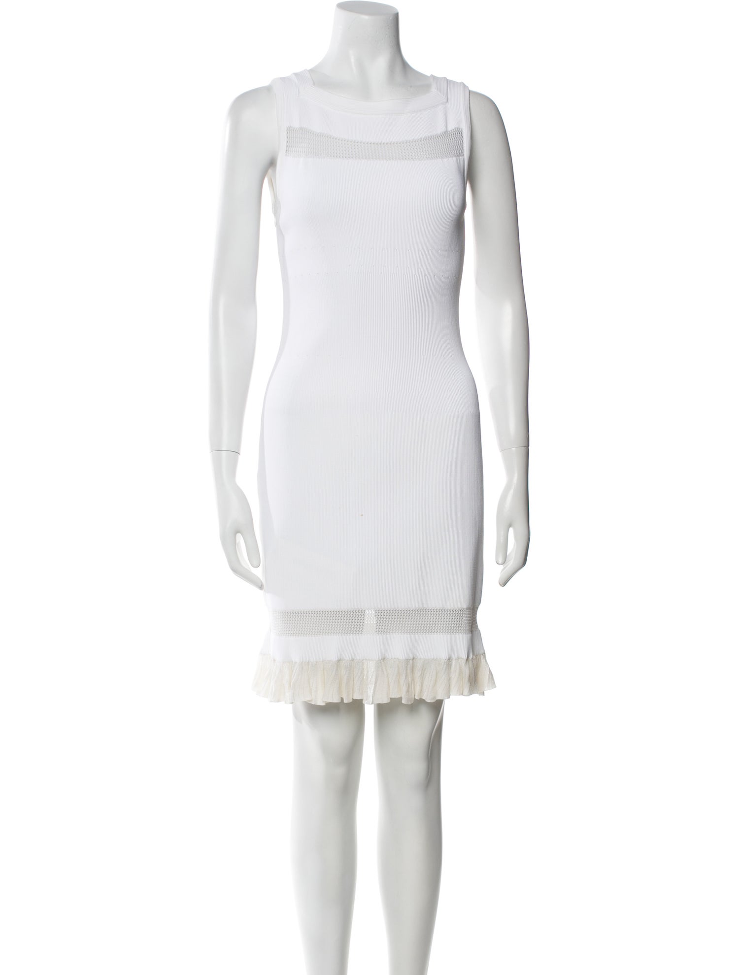 Alaïa Square Neckline Mini Dress