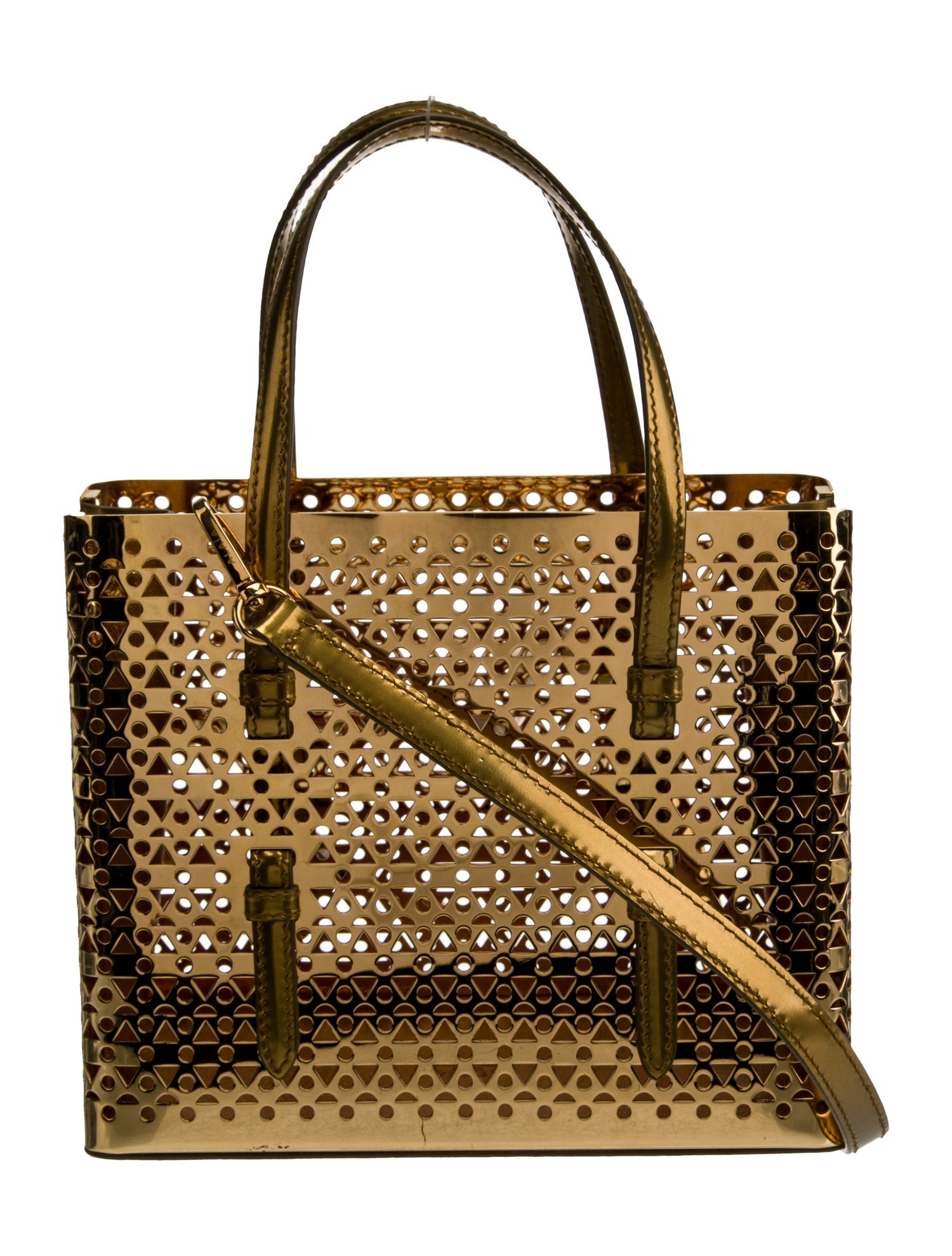 Alaïa Leather Top Handle Bag