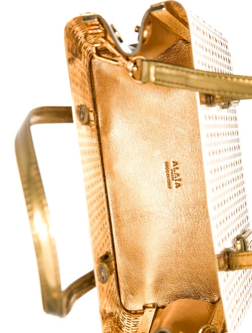 Alaïa Leather Top Handle Bag