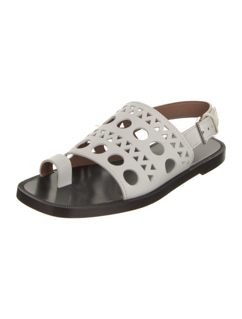 Alaïa Leather Slingback Sandals