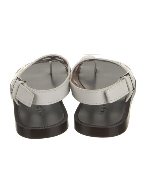 Alaïa Leather Slingback Sandals