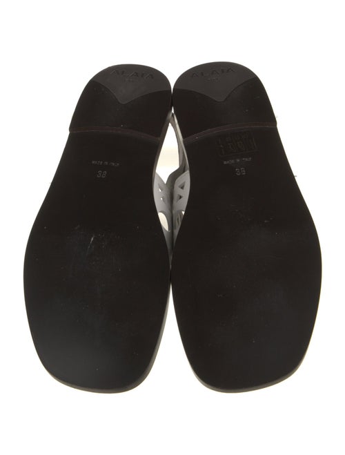 Alaïa Leather Slingback Sandals