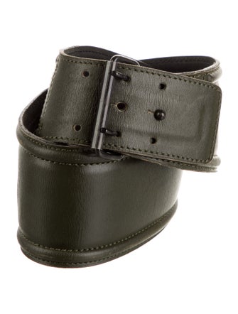 Alaïa Wide Leather Waist Belt